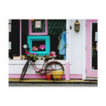 Bicycle by Antique Shop Post Card