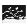 Bicycle close-up graphic postcard