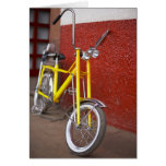 Bicycle Cycle Bicycling Cycling Banana Cruiser 2 Card