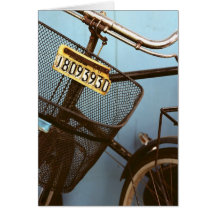 Bicycle Cycle Bicycling Cycling Beijing China Cards