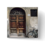 Bicycle Cycle Bicycling Cycling Italy Building Pinback Buttons