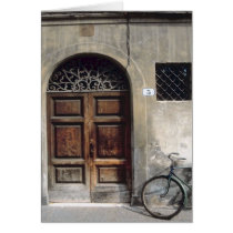 Bicycle Cycle Bicycling Cycling Italy Building Greeting Card