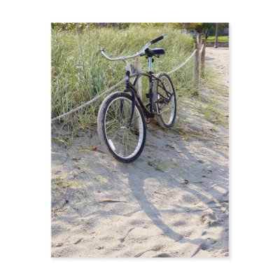 Bicycle Cycle Bicycling Cycling Miami Beach Postcards by fotoshoppe