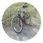 Bicycle Cycle Bicycling Cycling Miami Beach Round Sticker