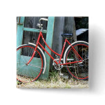 Bicycle Cycle Bicycling Cycling Old Shed Pinback Buttons