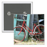 Bicycle Cycle Bicycling Cycling Old Shed Pinback Buttons