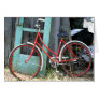 Bicycle Cycle Bicycling Cycling Old Shed Greeting Card