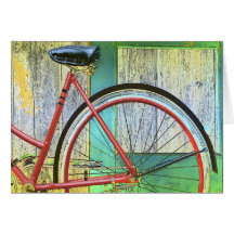 Bicycle Cycle Bicycling Cycling Old Shed Cards