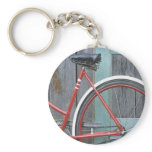 Bicycle Cycle Bicycling Cycling Old Wooden Shed Key Chain
