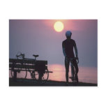 Bicycle Cycle Bicycling Cycling Quebec Canada Post Card