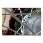 Bicycle Cycle Bicycling Cycling Rear Wheel Spokes Greeting Card
