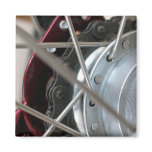 Bicycle Cycle Bicycling Cycling Rear Wheel Spokes Fridge Magnet