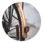 Bicycle Cycle Bicycling Cycling Rusted Bike Round Stickers