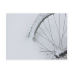 Bicycle Cycle Bicycling Cycling Snow Ice Postcards