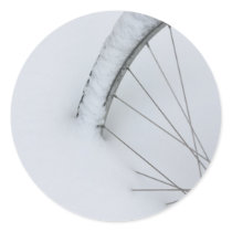 Bicycle Cycle Bicycling Cycling Snow Ice Sticker