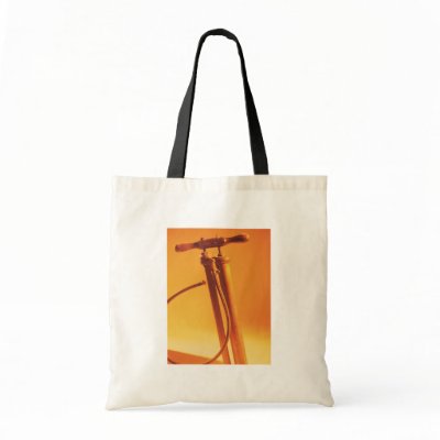 Bicycle Cycle Bicycling Cycling Vintage Tire Pump Bag by fotoshoppe