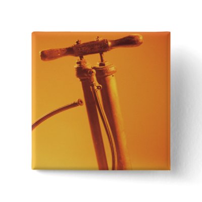 Bicycle Cycle Bicycling Cycling Vintage Tire Pump Pins by fotoshoppe