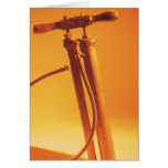 Bicycle Cycle Bicycling Cycling Vintage Tire Pump Greeting Cards