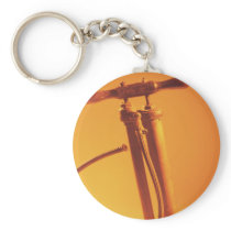 Bicycle Cycle Bicycling Cycling Vintage Tire Pump Key Chains