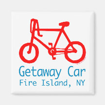 Bicycle Fire Island Magnet