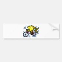 Bicycle Fish (Bike) Bumper Stickers