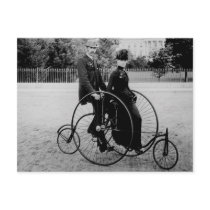 Bicycle for Two at the White House 1886 Postcards