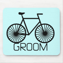 Bicycle Groom Tshirts and Gifts Mouse Pad
