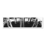 Bicycle Helmen On Black Background Bumper Sticker