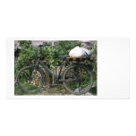 Bicycle in Taipei garden, Taiwan Photo Card Template