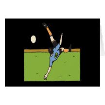 Bicycle Kick Greeting Card