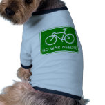 Bicycle No War Needed Products pet clothing