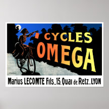 Bicycle Poster: Cycles Omega