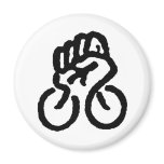 Bicycle Power! Fridge Magnets