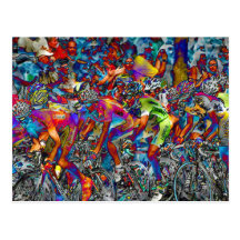 Bicycle Race Postcards