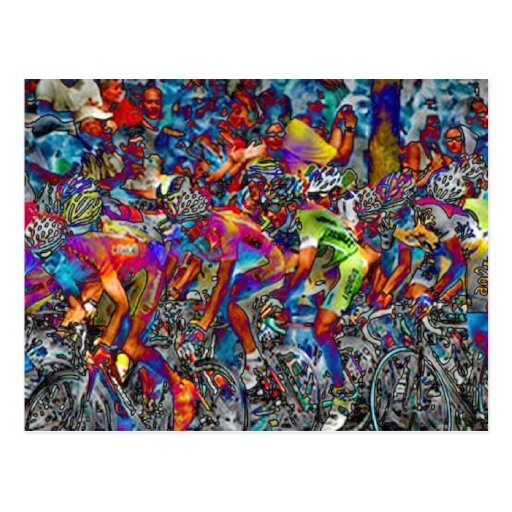 Bicycle Race Postcards