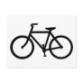 bicycle silhouette postcards
