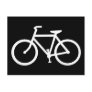 bicycle silhouette post card