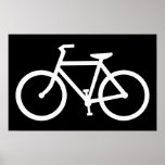 bicycle silhouette posters