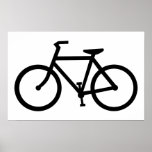 bicycle silhouette posters