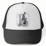 Bicycle Skeleton Trucker Hats