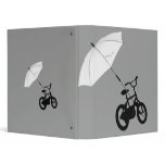 bicycle + umbrella binders