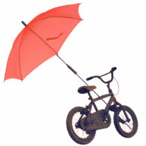 bicycle + umbrella photo cut outs