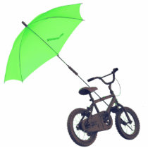 bicycle + umbrella photo cutout