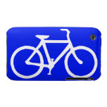 Bicycle: White on Blue Iphone 3 Case-mate Case