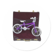 BicycleInBriefcase121611 Sticker