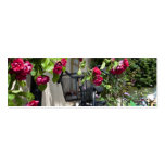 Bicycles and roses in Sweden Bookmark business cards