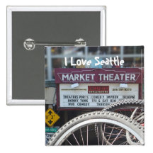 Bicycles at the Theatre Buttons