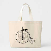 Bicyclette vintage sac en toile