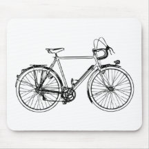 Bicyclette vintage tapis de souris