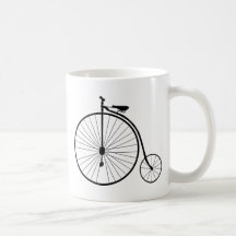 Bicyclette vintage tasse